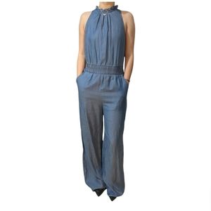 ee:some jumpsuit size S color blue jeans